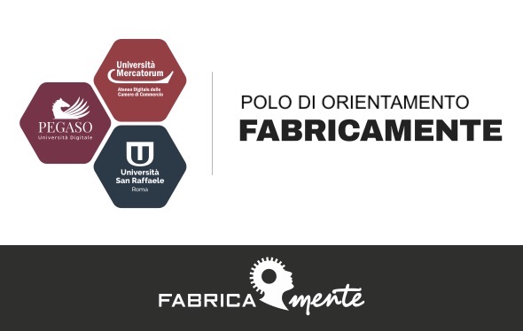 Fabricamente è il polo didattico delle università telematiche UniPegaso, UniMercatorum e San Raffaele